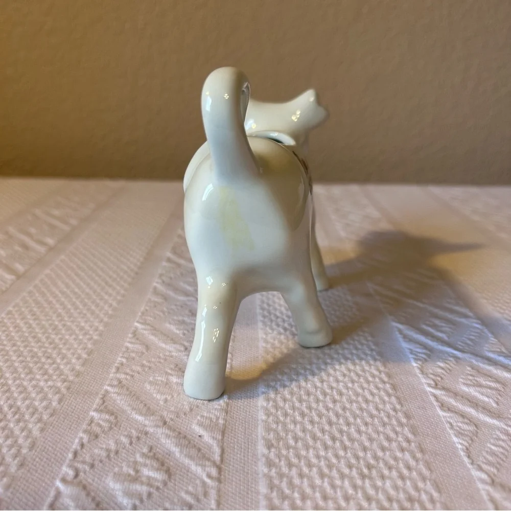 The Frieda Collection Cordon Bleu‎ Porcelain Cow Creamer Pitcher 8X4.5